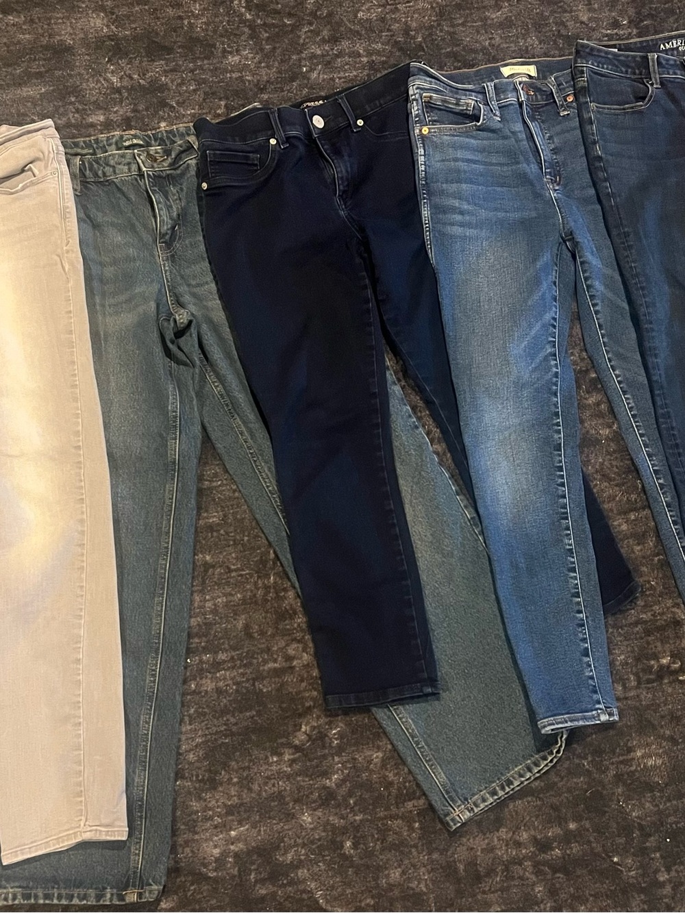 American Eagle Outfitters Dark Blue Stretch Jeans